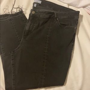 Loft Black distressed jeans
